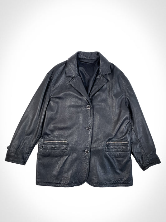 Grainy Leather Jacket