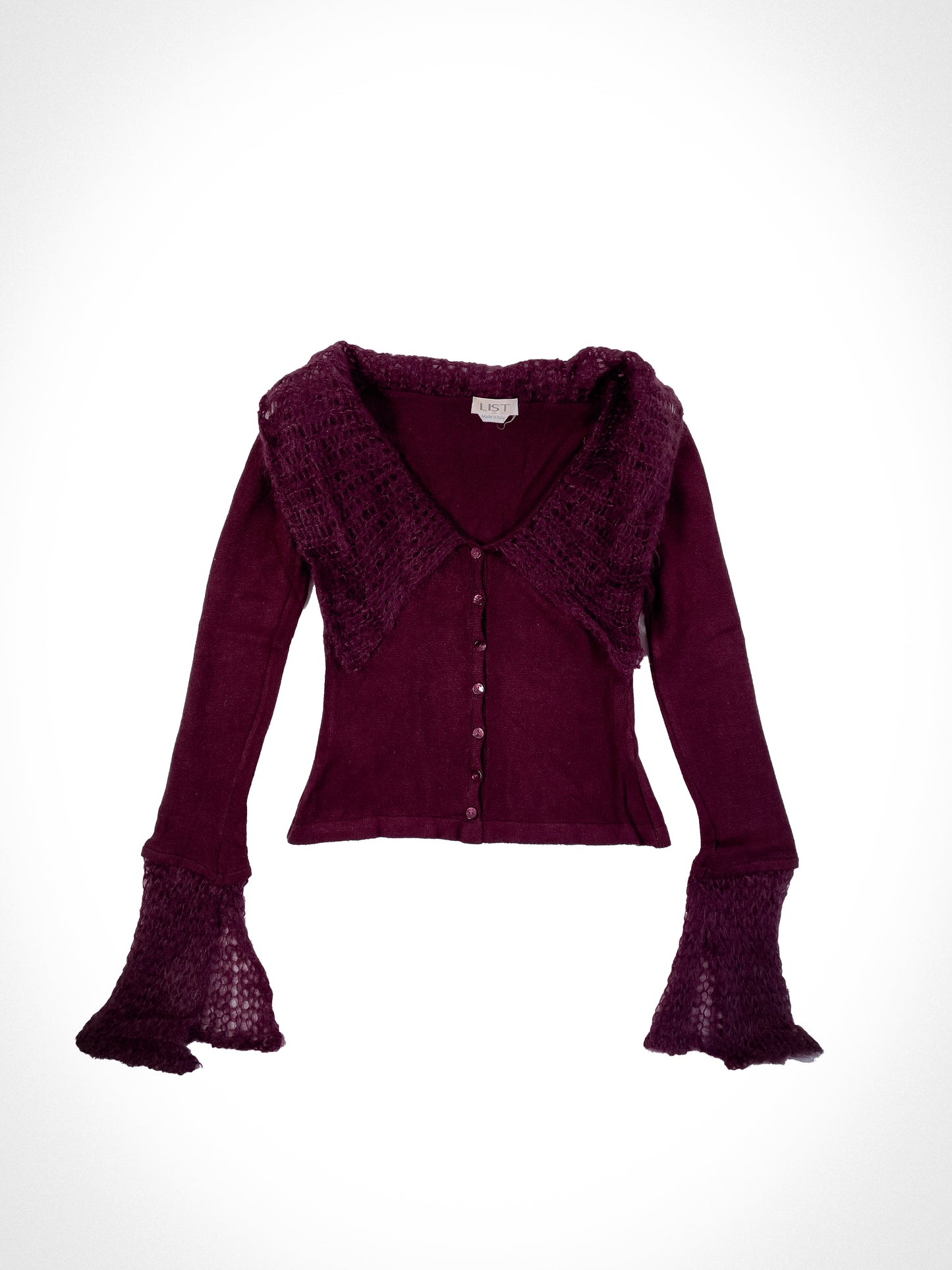 Burgundy Cardigan (set)