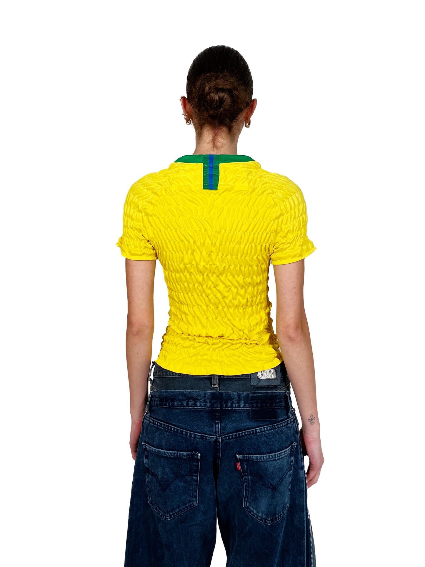 Wrinkle Football Tee - Brazil