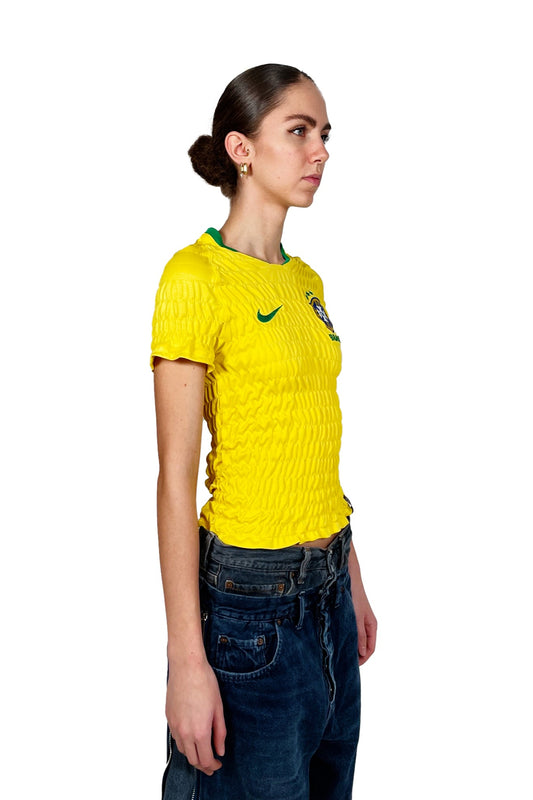 Wrinkle Football Tee - Brazil