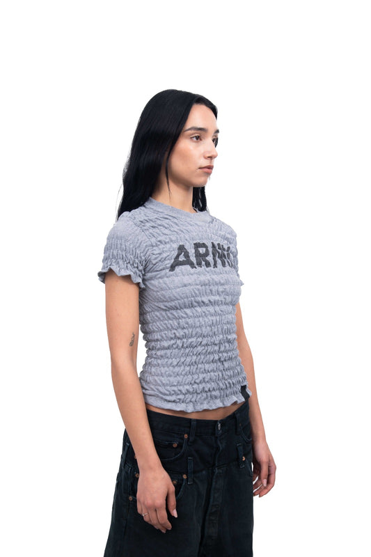 Grey Army Wrinkle Tee