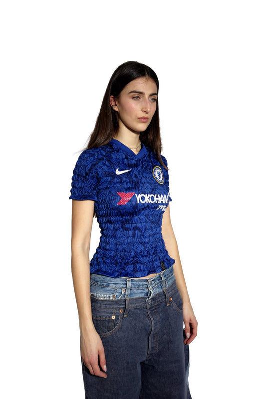 Wrinkle Football Tee - Chelsea