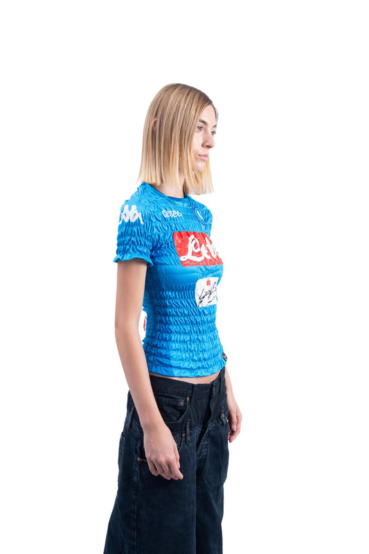 Wrinkle Football Tee - Napoli