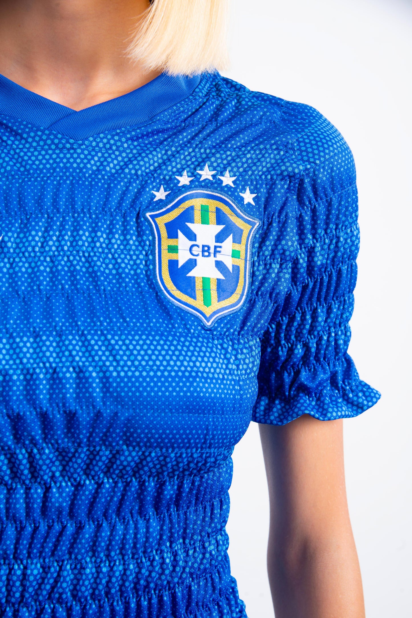 Wrinkle Football Tee - Brazil