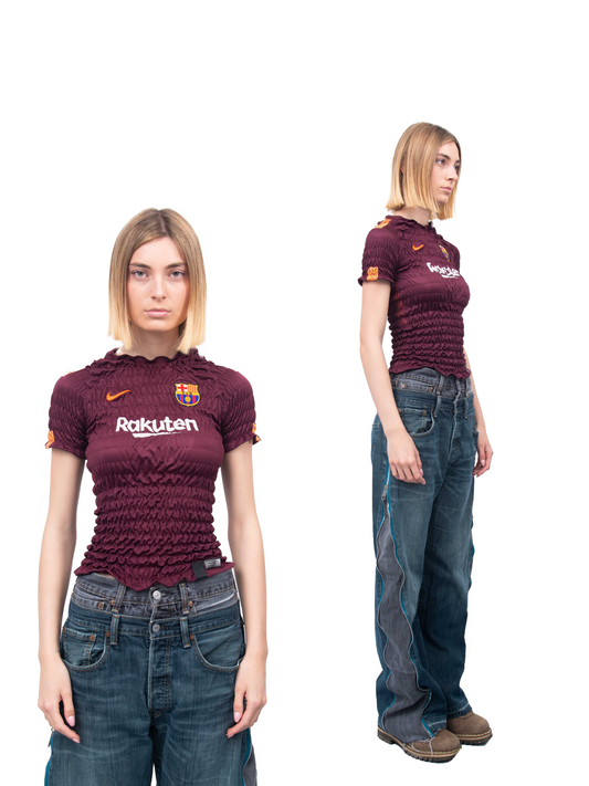 Wrinkle Football Tee