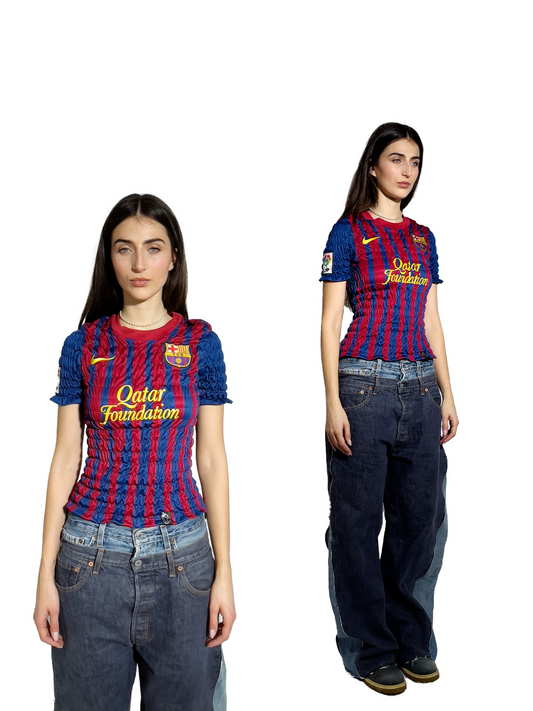Wrinkle Football Tee