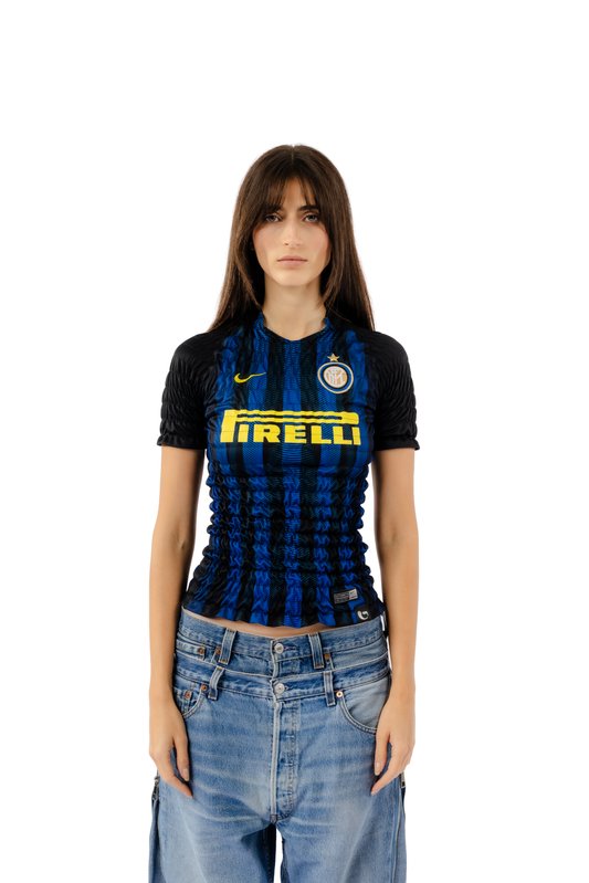 Wrinkle Football Tee - Inter