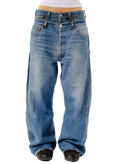 Dual Belt Denim