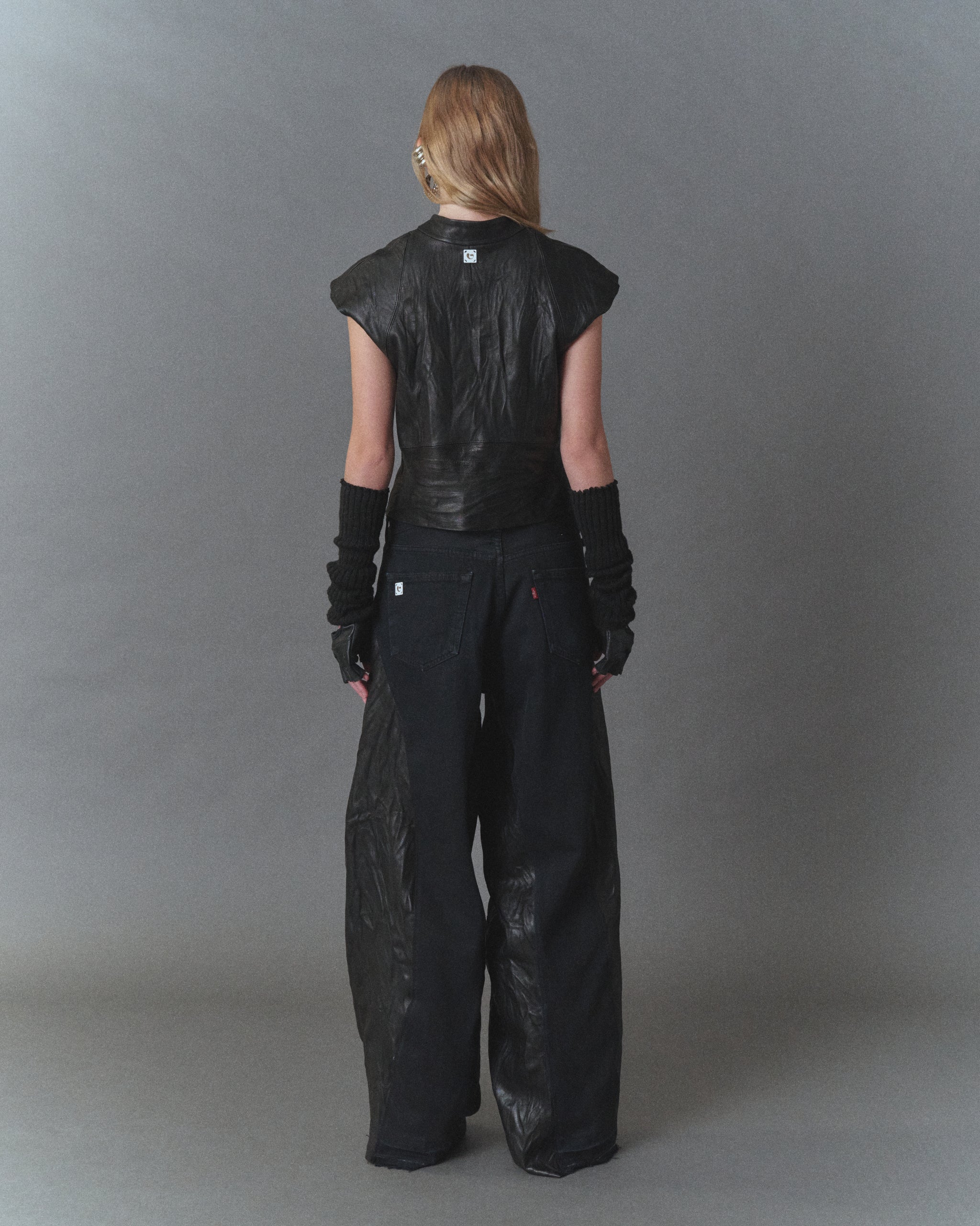 Leather Arch Denim