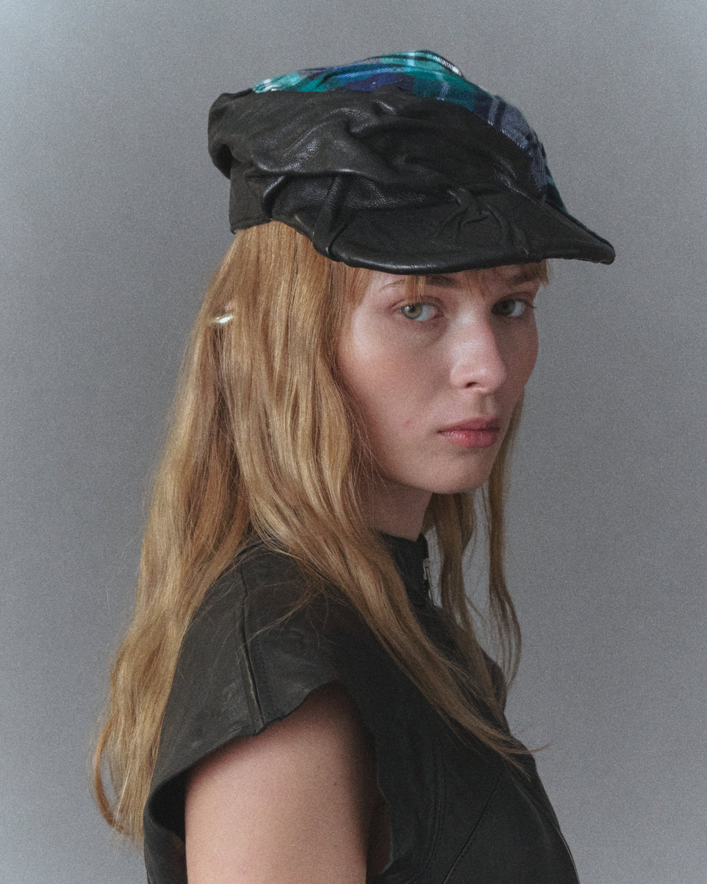 Hybrid Leather Cap