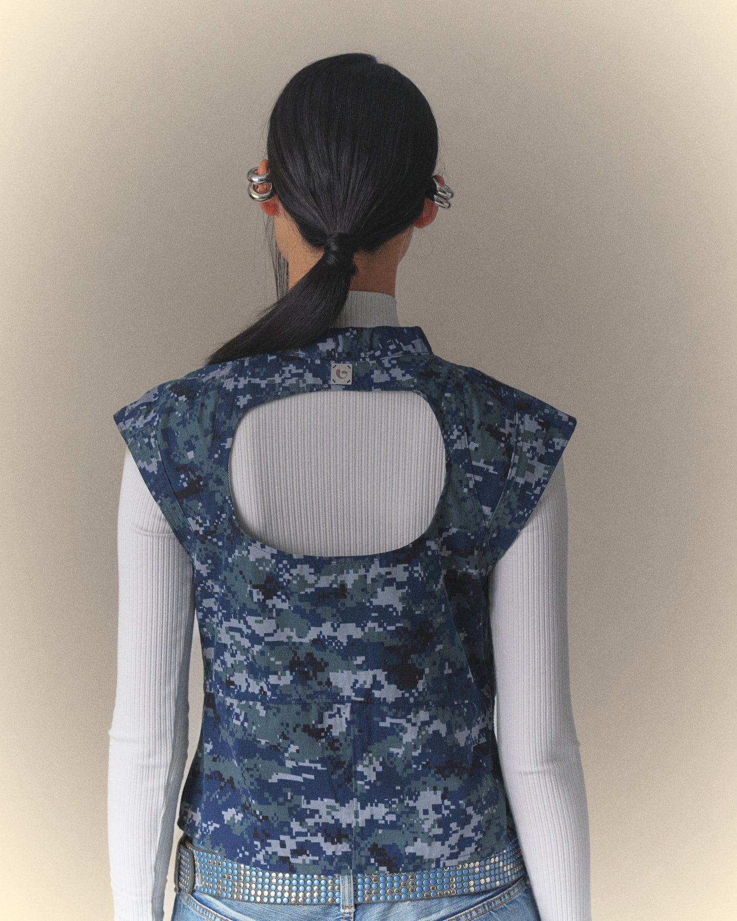 Digit Blue Camo Vest