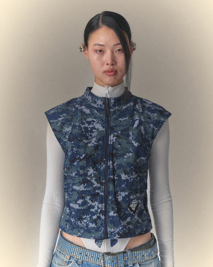 Digit Blue Camo Vest