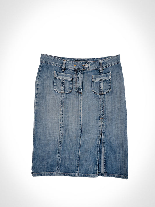 Midi Denim Skirt
