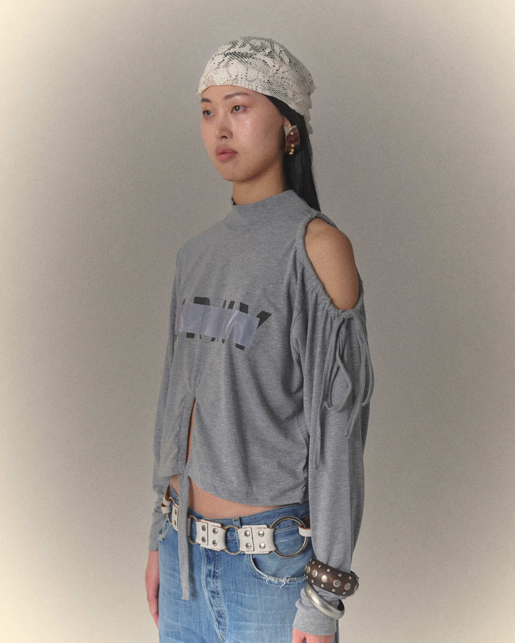Tape Drawstring Top