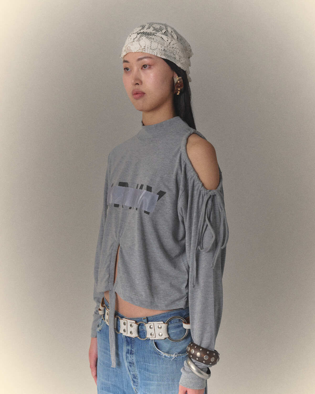 Tape Drawstring Top