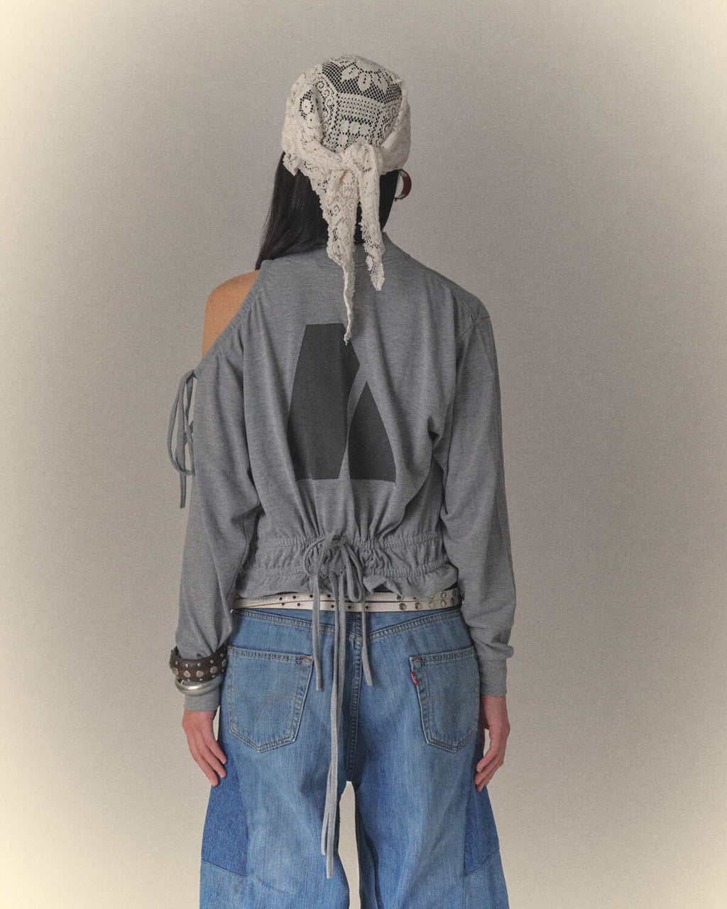 Tape Drawstring Top