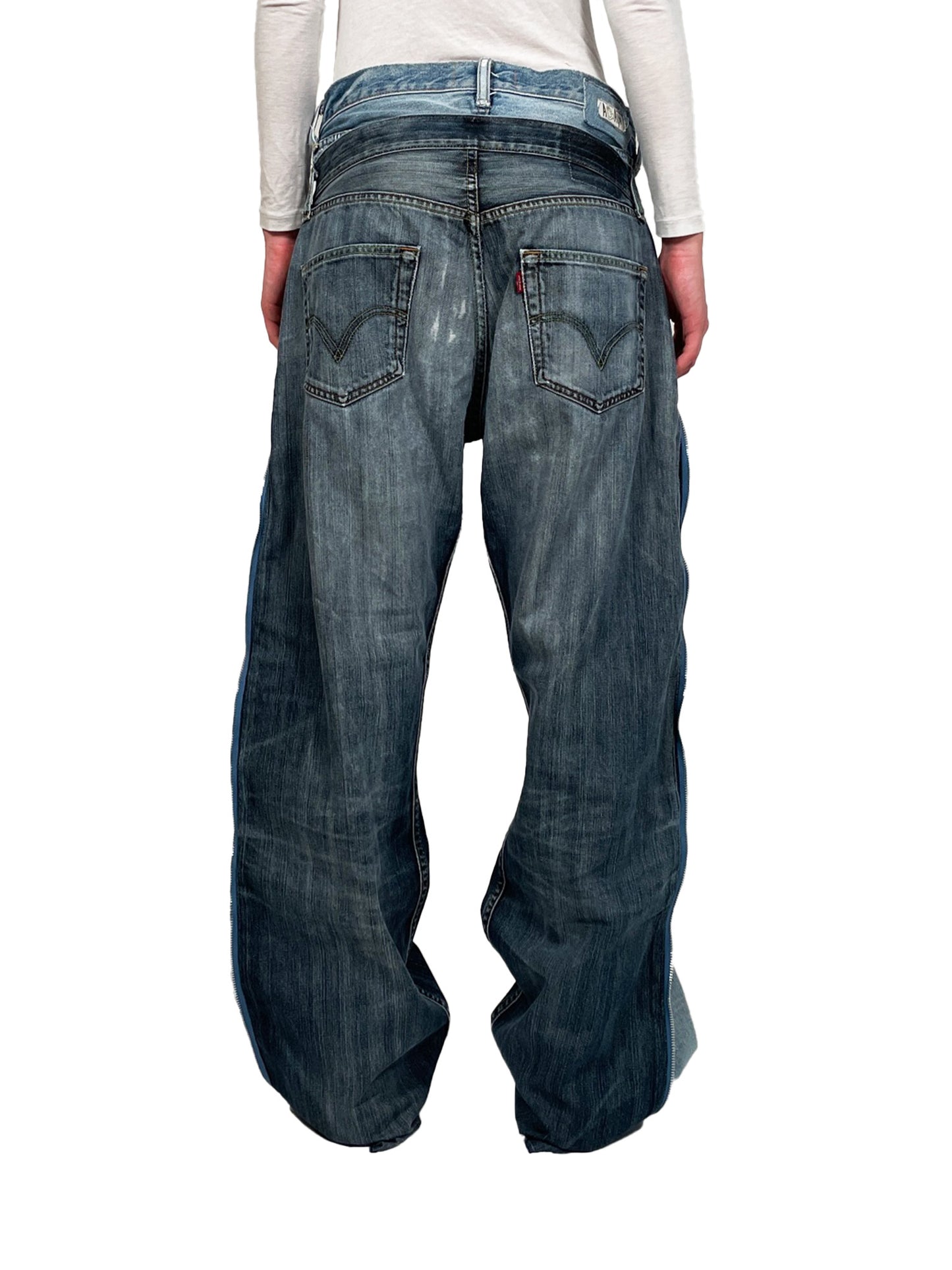 Dual Belt Denim