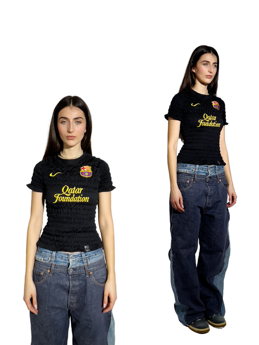 Wrinkle Football Tee