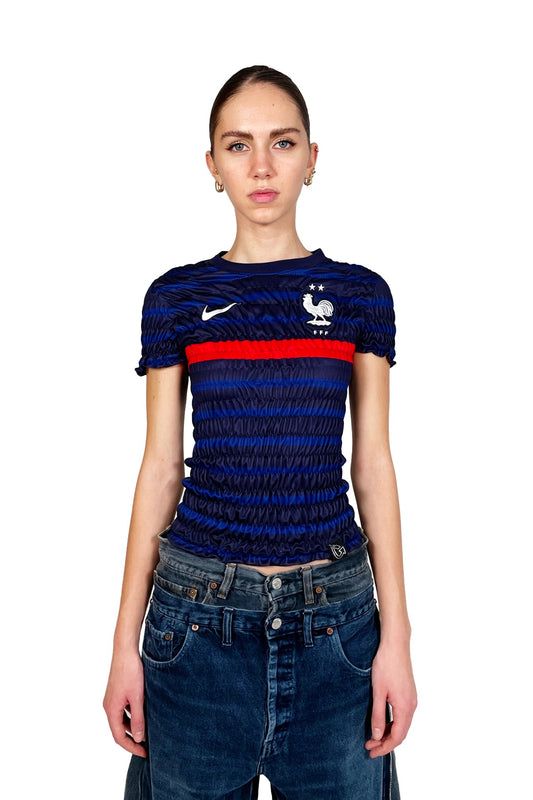 Wrinkle Football Tee - Francia