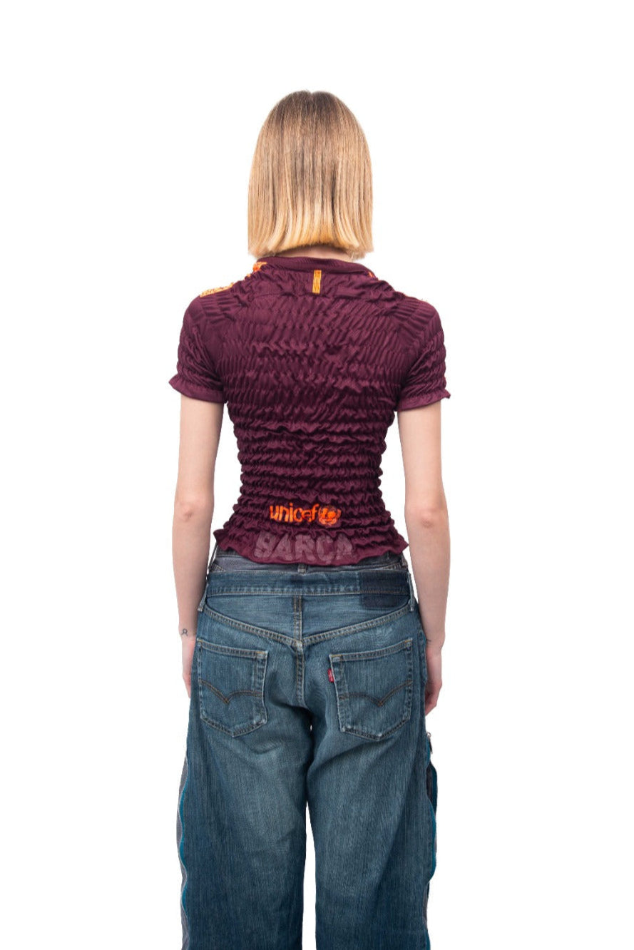 Wrinkle Football Tee