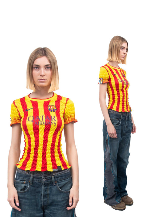 Wrinkle Football Tee