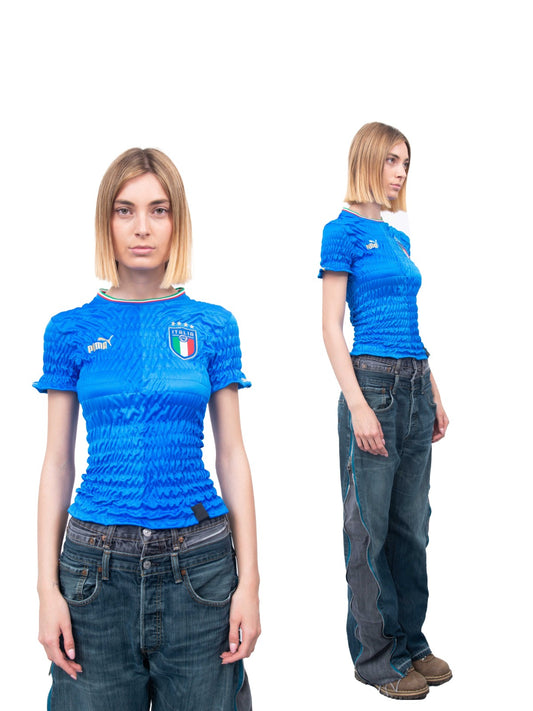 Wrinkle Football Tee