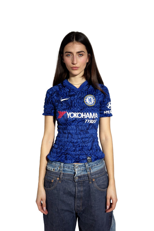 Wrinkle Football Tee - Chelsea
