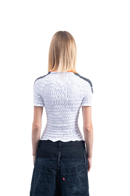 Wrinkle Football Tee - Valencia