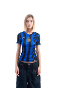 Wrinkle Football Tee - Inter