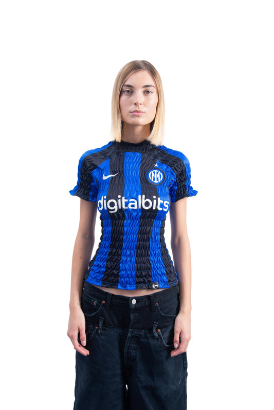 Wrinkle Football Tee - Inter