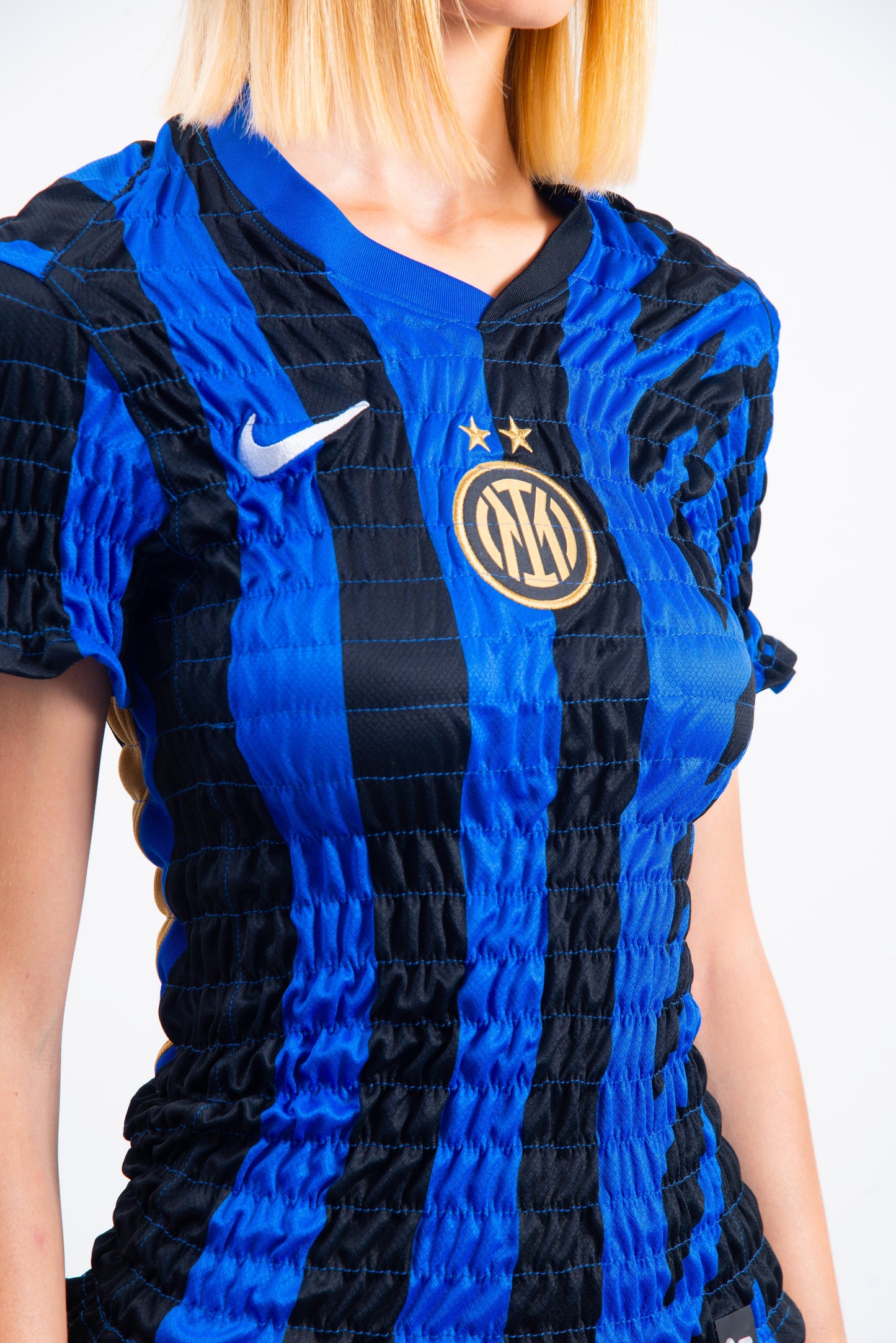Wrinkle Football Tee - Inter